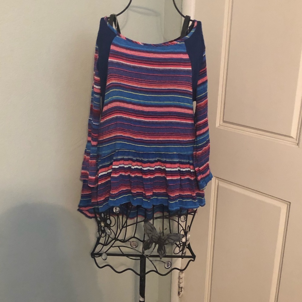 Cute printed 3/4 seleve shirt